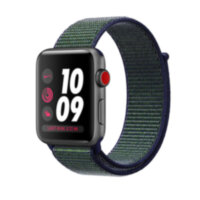 Apple Watch Nike+ 3 (GPS + Cellular) 42mm Space Gray Aluminum w. Midnight Fog Nike Sport L. (MQLH2)