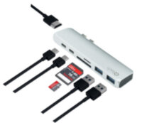 QiTech Multi-Port USB-C Hub 7 в 1 для MacBook