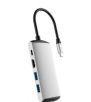 QiTech Multi-Port USB-C Hub 8 в 1 для MacBook