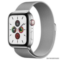 Apple Watch 5 (GPS + Cellular) 44mm Stainless Steel Case with Milanese Loop (MWW32)