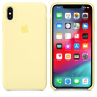 iPhone XS Max Силиконовый чехол - Mellow Yellow (High copy)